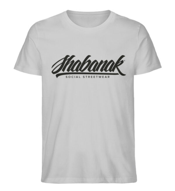 shabanak social streetwear black print - Men Premium Organic Shirt-17